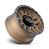 KMC KM544 Mesa 18x9 Matte Bronze with Black Lip heavy duty truck wheel 8x165.1