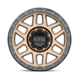 KMC KM544 Mesa 18x9 +18 Matte Bronze with Black Lip premium truck wheel 8x180