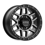 KMC KM544 MESA 18x9 +18mm Satin Black With Gray Tint