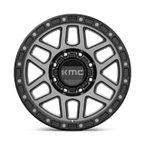 KMC KM544 MESA 18x9 +18mm Satin Black With Gray Tint