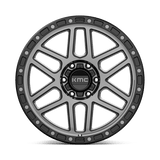 KMC KM544 MESA 17x9 +18mm Satin Black with Gray Tint