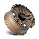 KMC KM544 Mesa 20x9 Matte Bronze with Black Lip premium heavy-duty truck wheel