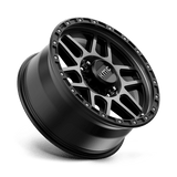 KMC KM544 MESA 17x9 +18mm Satin Black With Gray Tint