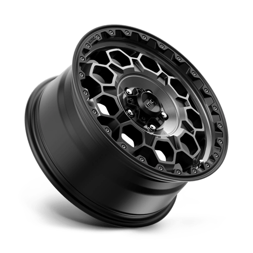 KMC KM545 TREK 17x9 0 Satin Black with Gray Tint