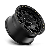 KMC KM545 TREK 17x9 +18mm Satin Black (5x150)