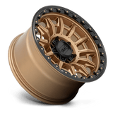 KMC KM547 16x8 0mm Satin Bronze with Matte Black Lip