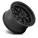 KMC KM549 18x8.5 0mm Satin Black with Simulated Beadlock (5x127)