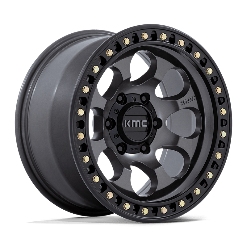 KMC KM550 RIOT SBL Gray wheel