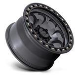 KMC KM550 RIOT SBL 17x8.5 +10mm Anthracite With Satin Black Lip (6x139.7)