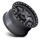 KMC KM550 17x8.5 +10mm Anthracite with Satin Black Lip (5x127)