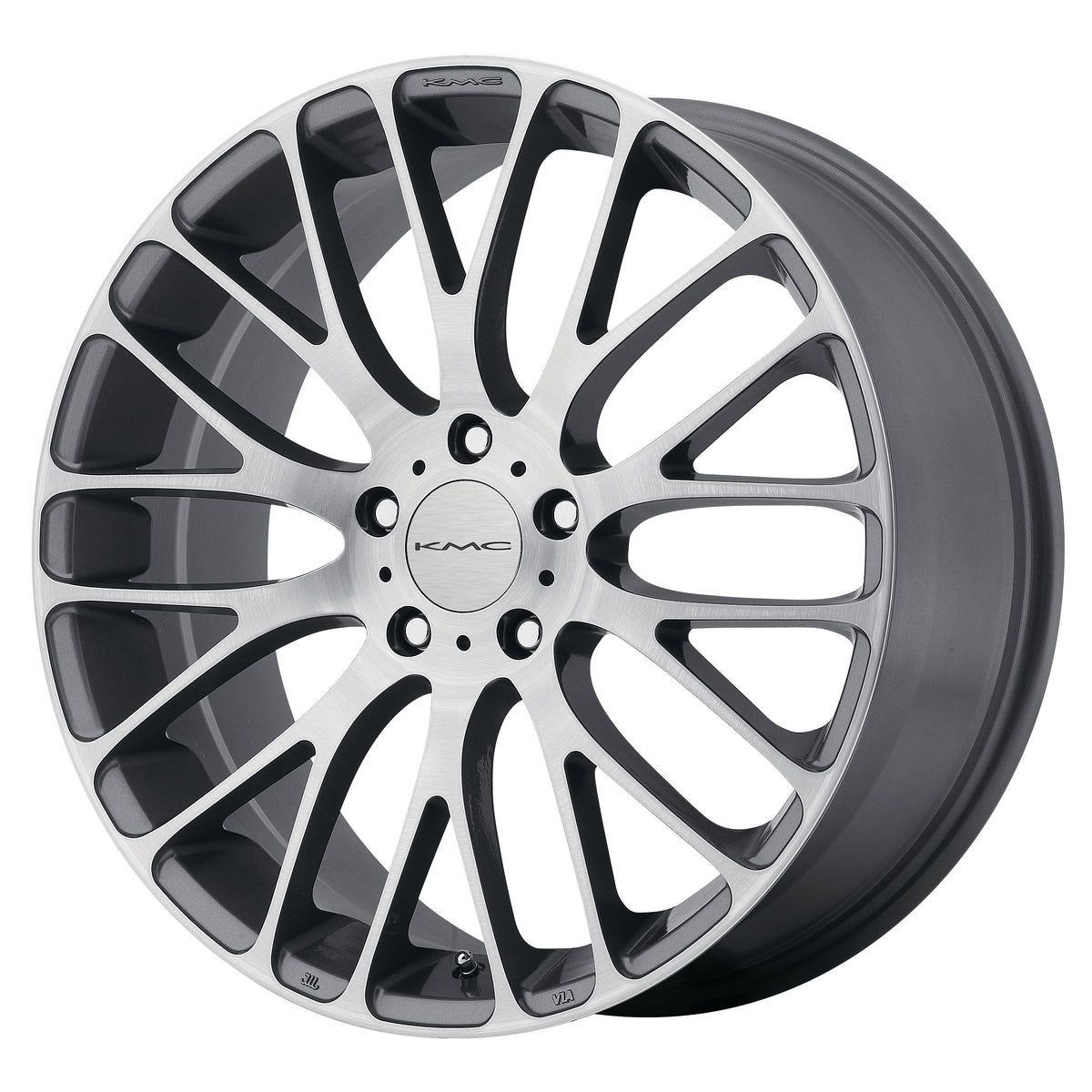 KMC KM693 MAZE Silver wheel