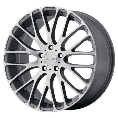 KMC KM693 MAZE Silver wheel