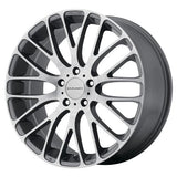 KMC KM693 MAZE 18x8 +40 Pearl Gray Brushed Face premium Euro wheel