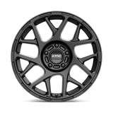 KMC KM708 17x8 +38mm Satin Black (5x114.3)