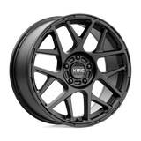 KMC KM708 Bully 18x8 +38 Satin Black premium Euro wheel 5x112