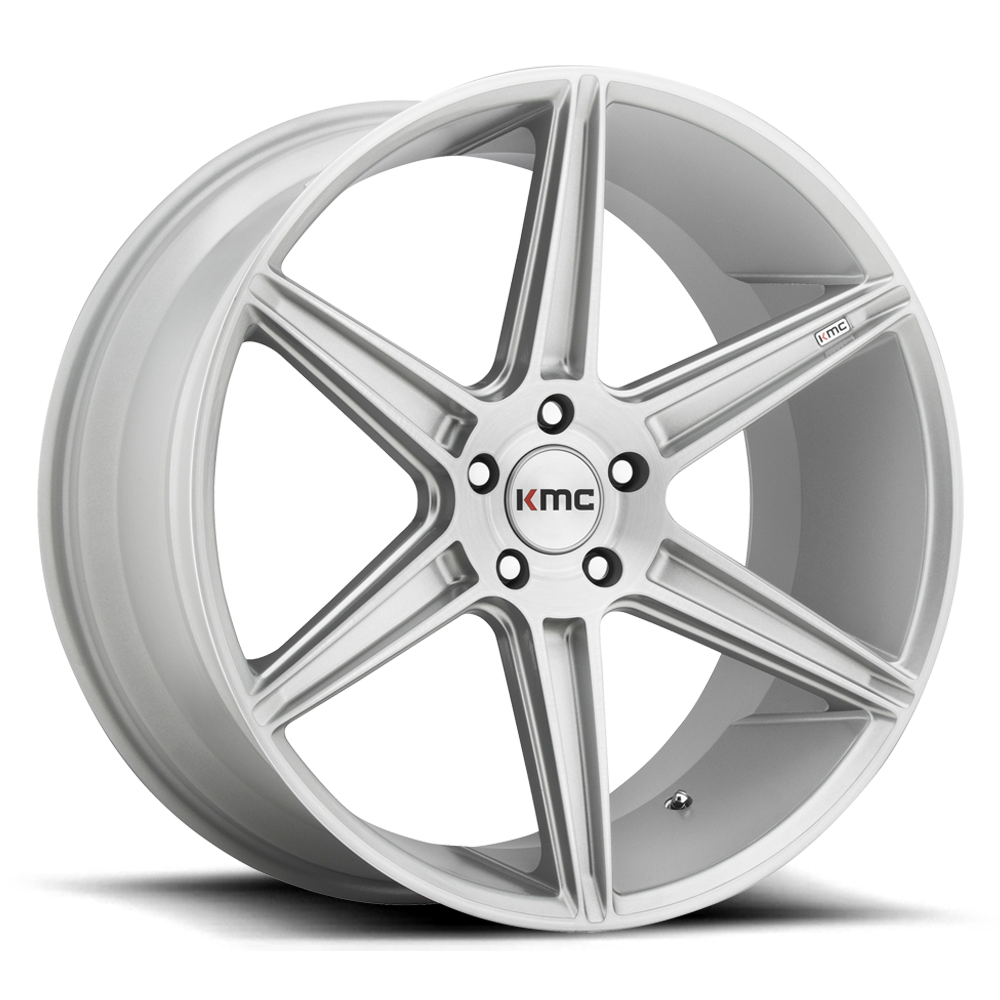 KMC KM711 PRISM Silver wheel