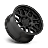 KMC KM717 BULLY OL 17x8.5 0mm Satin Black (5x127)