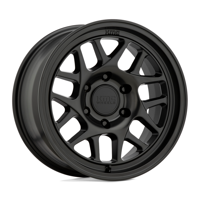 KMC KM717 BULLY OL Black wheel