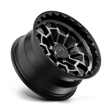 KMC KM718 17x8.5 0mm Satin Black with Gray Tint (5x127)