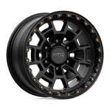 KMC KM718 SUMMIT 16x8 0mm Satin Black