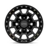 KMC KM718 SUMMIT 16x8 0mm Satin Black