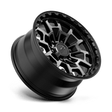 KMC KM718 SUMMIT 17x8.5 +18mm Satin Black With Gray Tint