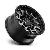 KMC KM718 17x8.5 +18mm Satin Black with Gray Tint