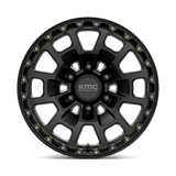 KMC KM718 17x8.5 +18mm Satin Black
