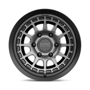 KMC KM719 CANYON 17x8.5 0 Satin Black with Gray Tint