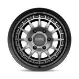 KMC KM719 CANYON 17x8 +35mm Satin Black with Gray Tint (6x139.7)