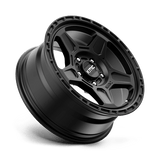 KMC KM721 Alpine 16x7 +15 Satin Black premium aftermarket wheel