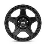 KMC KM721 Alpine 16x7 +15 Satin Black premium aftermarket wheel