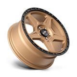 KMC KM721 Alpine 18x8 Matte Bronze with Black Lip 5x110 premium wheel