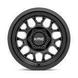 KMC KM725 16x8 0mm Satin Black