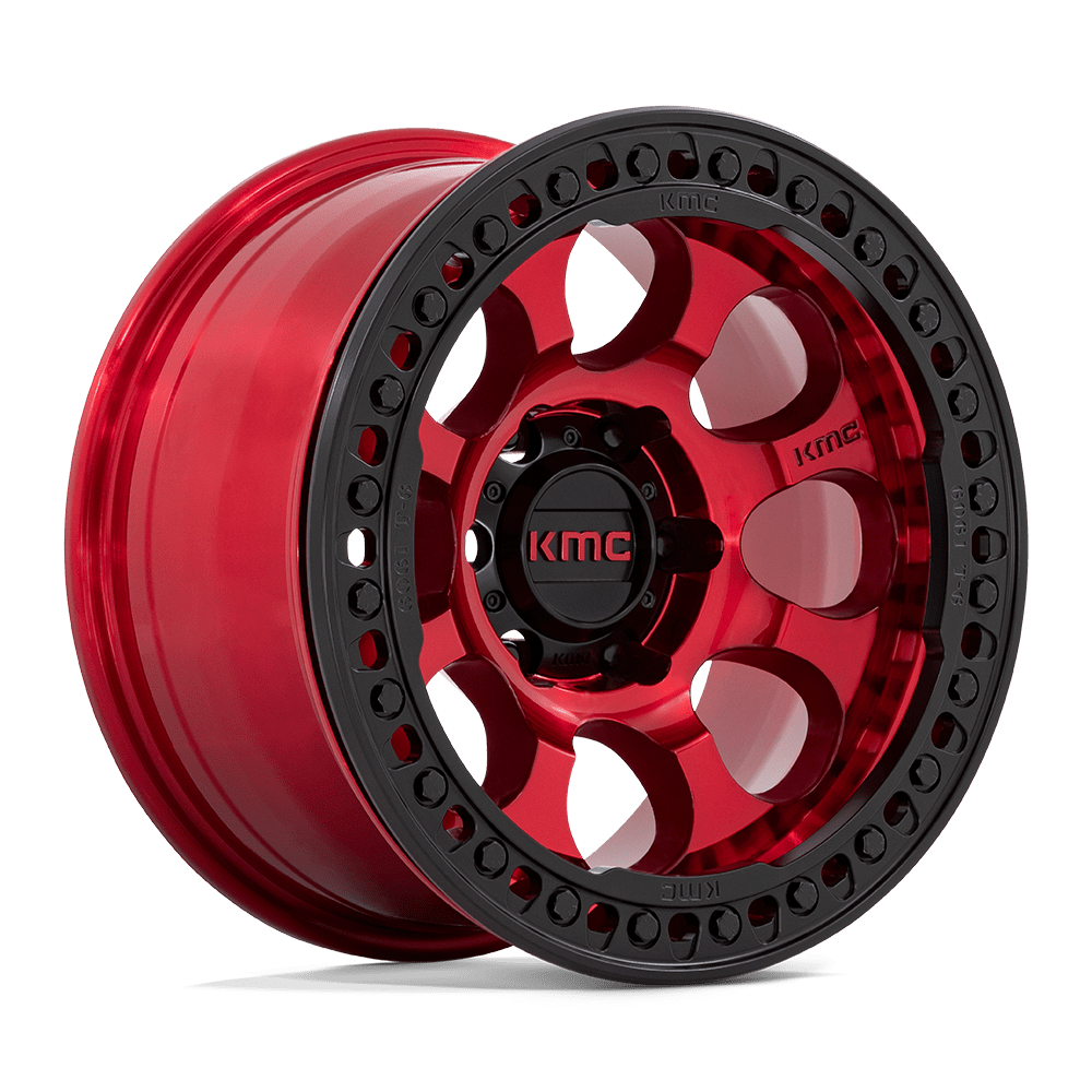 KMC KM237 Red wheel