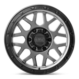 KMC KM535 GRENADE OFF-ROAD 17x8.5 0mm Matte Gray Matte Black Lip