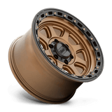 KMC KM548 Chase 18x9 +18 Matte Bronze with Black Lip premium truck wheel