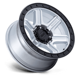 KMC KM551 OUTRUN 17x8.5 +18mm Machined with Gloss Black Lip