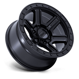 KMC KM551 OUTRUN 17x8.5 +18mm Matte Black with Gloss Black Lip