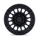 KMC KM552 IMS 17x8.5 -10mm Matte Black with Gloss Black Lip