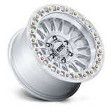 KMC KM552 20x9 +18mm Gloss Silver with Machined Spokes