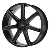 KMC KM700 REVERT 20x9 +15mm Satin Black Milled