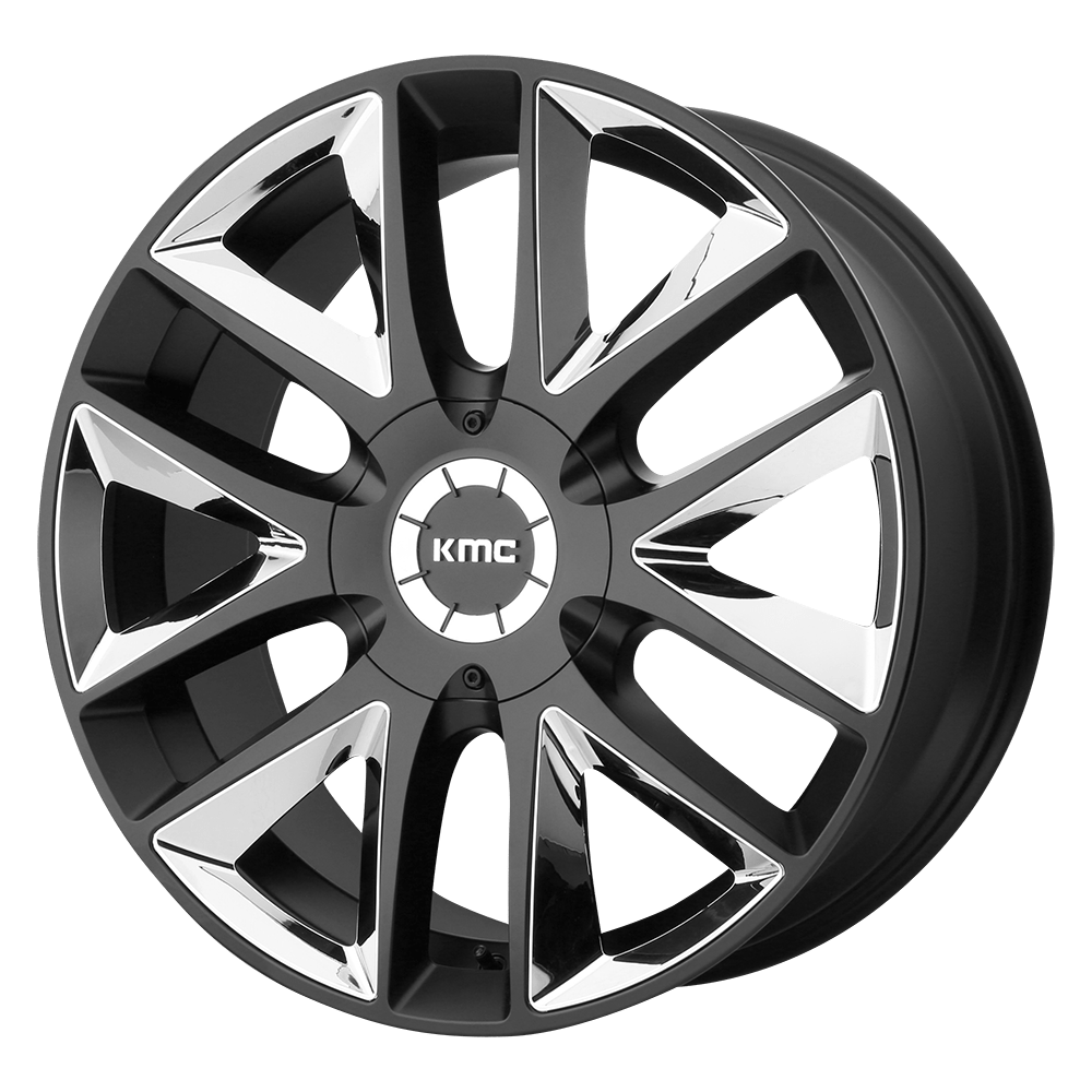 KMC KM710 TAKEDOWN Black wheel