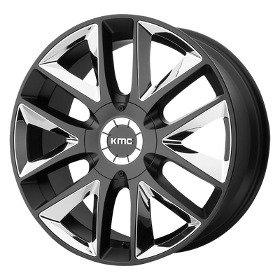KMC KM710 TAKEDOWN Black wheel