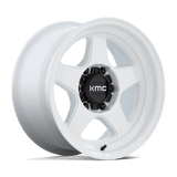 KMC KM728 LOBO White wheel