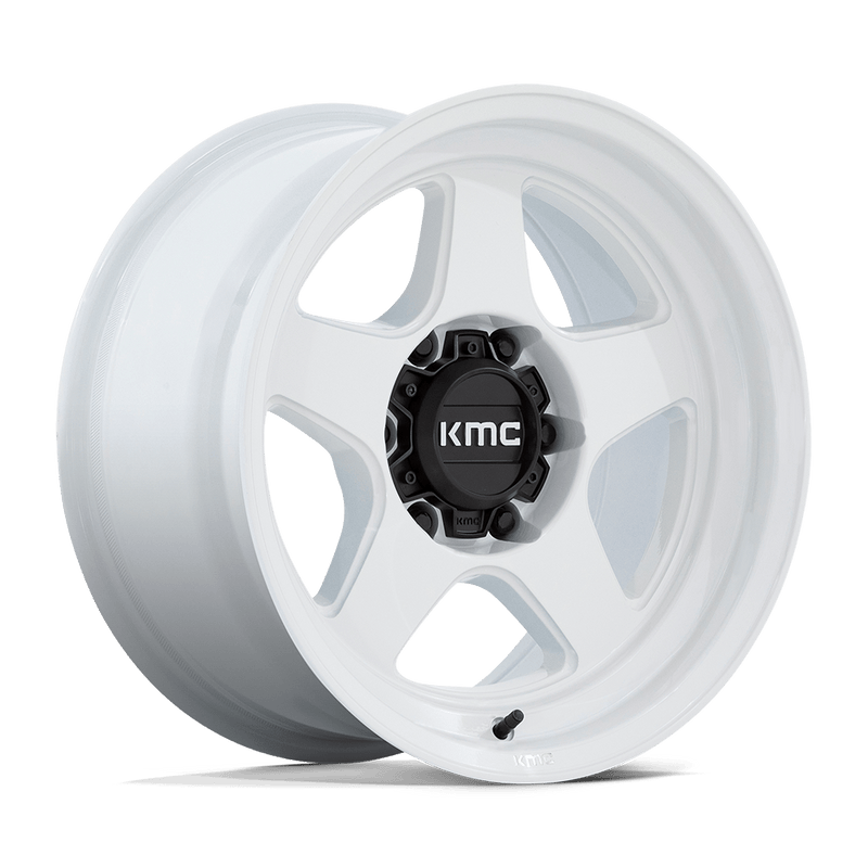 KMC KM728 LOBO White wheel