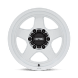 KMC KM728 LOBO 17x8.5 -10mm Gloss White