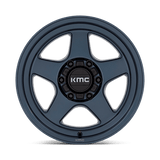 KMC KM728 LOBO 17x8.5 -10mm Metallic Blue
