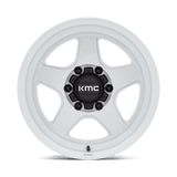 KMC KM728 LOBO 17x8.5 +18mm Gloss White
