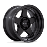 KMC KM728 17x9 -38mm Matte Black